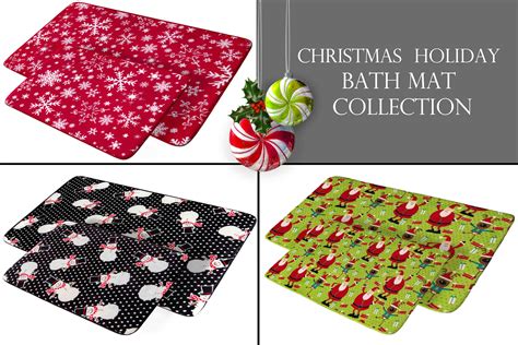 bathroom mat christmas|More.